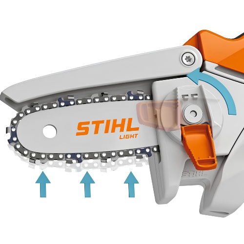 stihl gta 26 z akumulatorem i ladowarka blyskawiczny napinacz lancucha w przecinarkach akumulatorowych